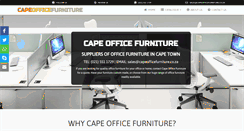 Desktop Screenshot of capeofficefurniture.co.za